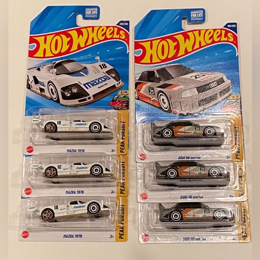 Hot wheels  Audi/Mazda lot